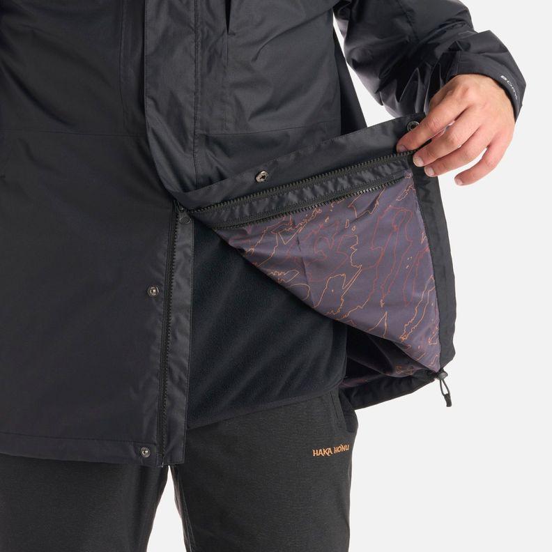 Chaqueta Hombre Corteza Negro Haka Honu I25-7