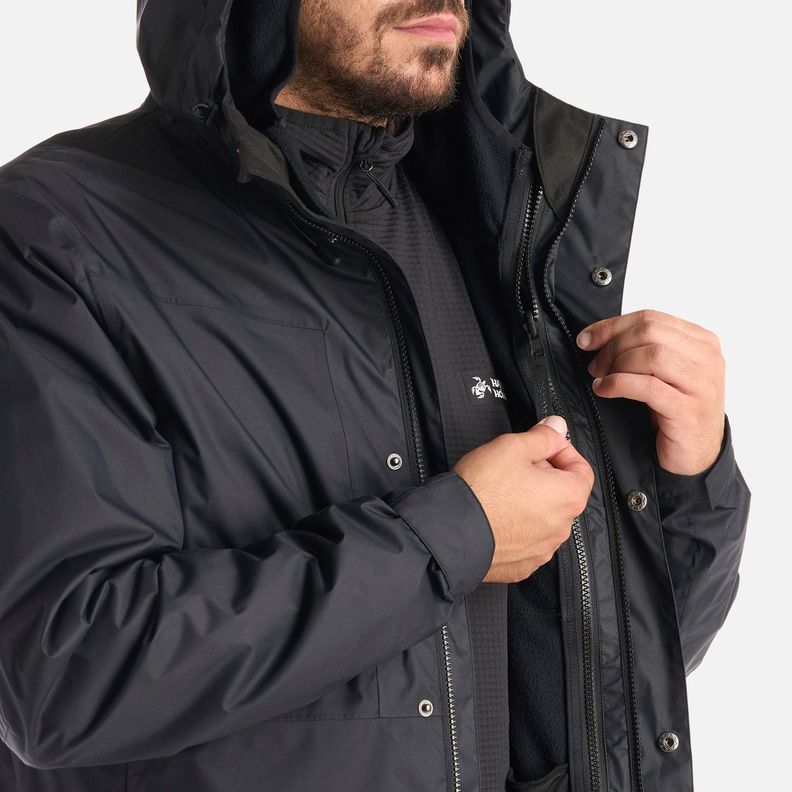 Chaqueta Hombre Corteza Negro Haka Honu I25-8