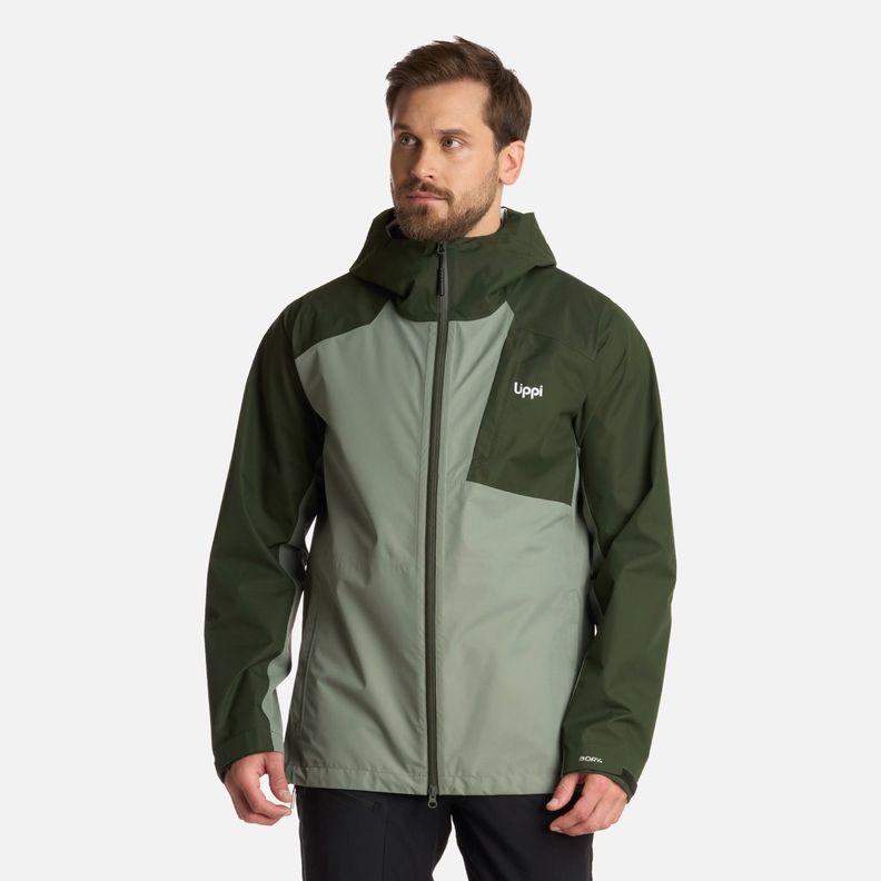 Chaqueta Hombre Shield B-Dry Hoody Verde Militar Lippi I25-0