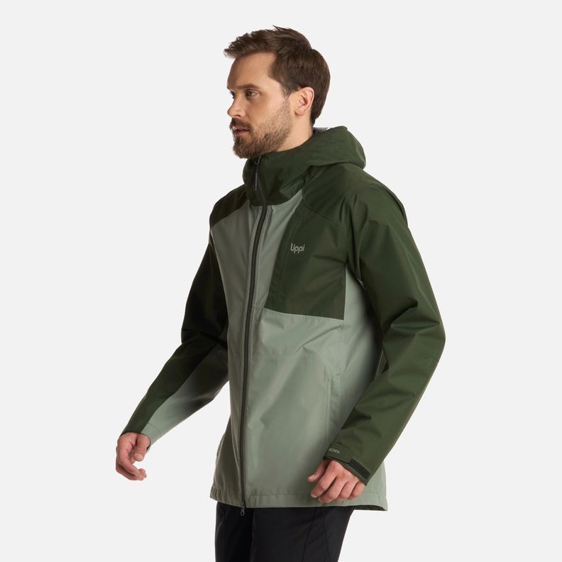Chaqueta Hombre Shield B-Dry Hoody Verde Militar Lippi I25-1