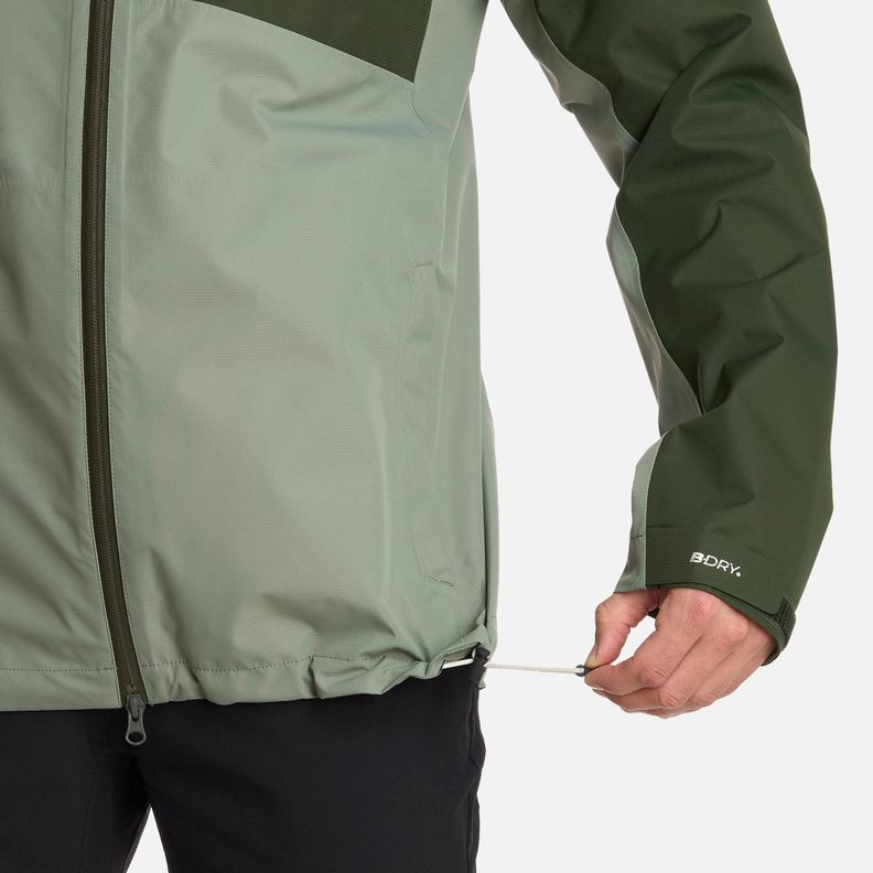 Chaqueta Hombre Shield B-Dry Hoody Verde Militar Lippi I25-6