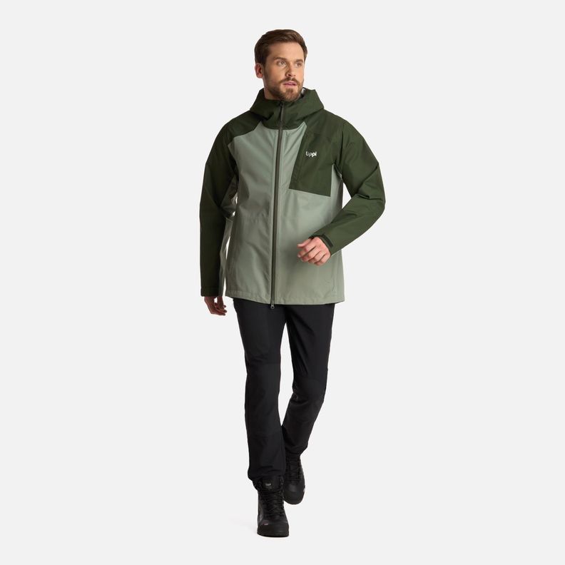 Chaqueta Hombre Shield B-Dry Hoody Verde Militar Lippi I25-9