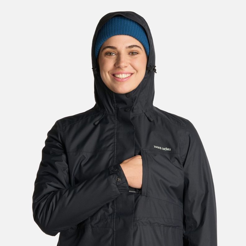 Chaqueta Mujer Terranova Negro Haka Honu I25-3