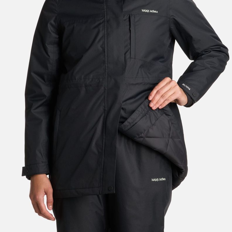 Chaqueta Mujer Terranova Negro Haka Honu I25-5