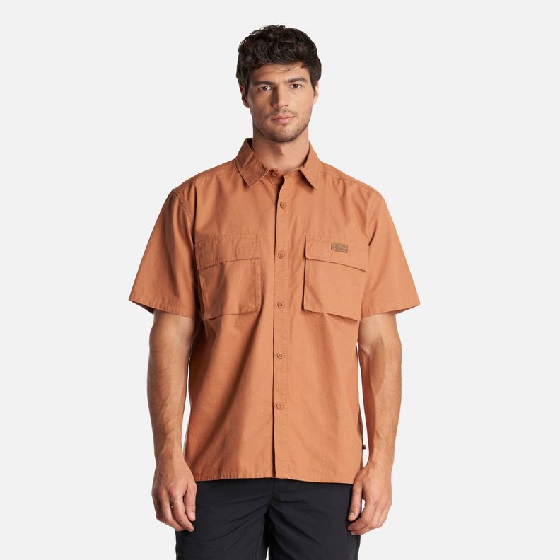 Camisa Hombre Safari Cafe Claro Haka Honu-1