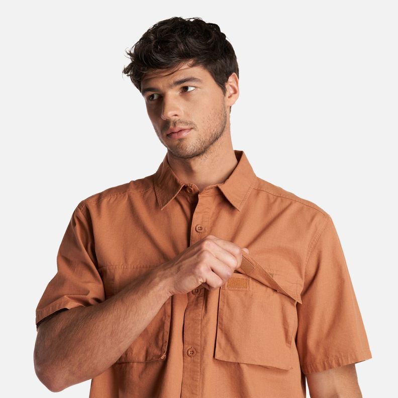 Camisa Hombre Safari Cafe Claro Haka Honu-4