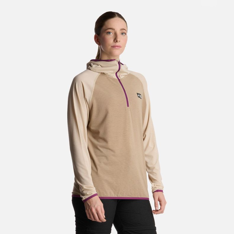 Polerón Mujer Taina Pro Taupe Haka Honu-1