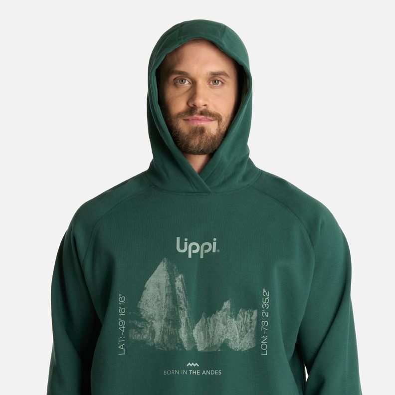 Polerón Hombre Insigne Sweatshirt Front Verde Lippi I25-3