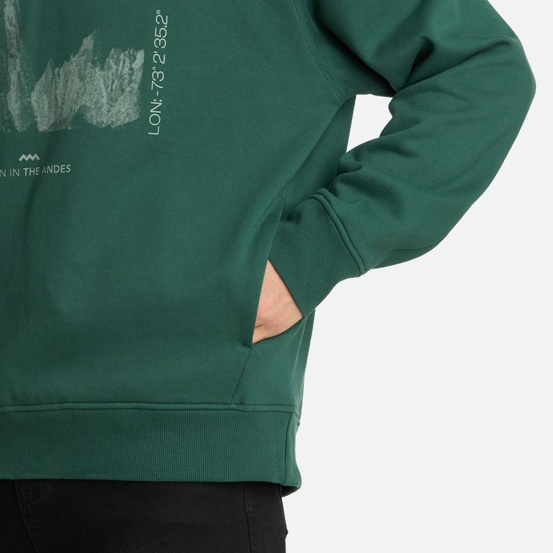 Polerón Hombre Insigne Sweatshirt Front Verde Lippi I25-4