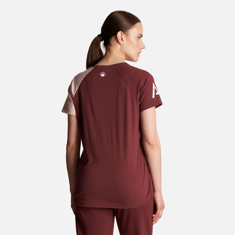 Polera Mujer Vulcano Cotton SS T-Shirt Vino Lippi-3