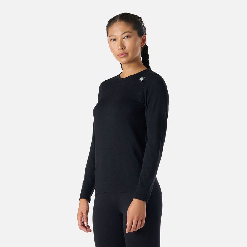Primera Capa Mujer Built To Move Warm Shield Negro Vulcano-1