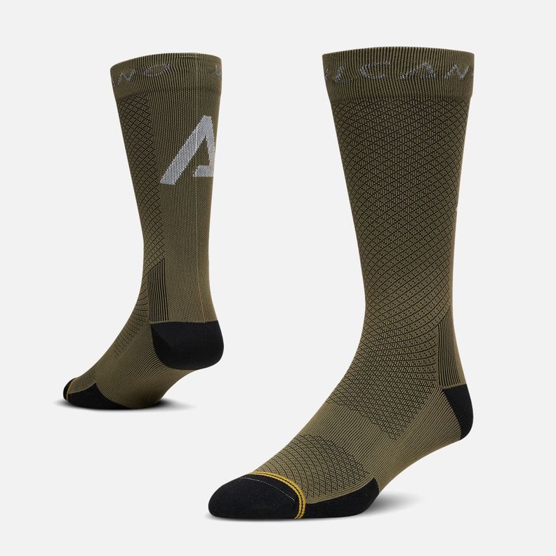 Calcetin Unisex Vulcano Bike Socks Oliva Lippi-0
