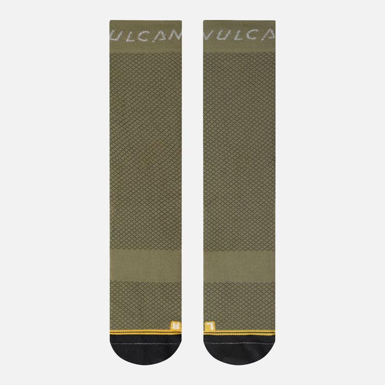 Calcetin Unisex Vulcano Bike Socks Oliva Lippi-1