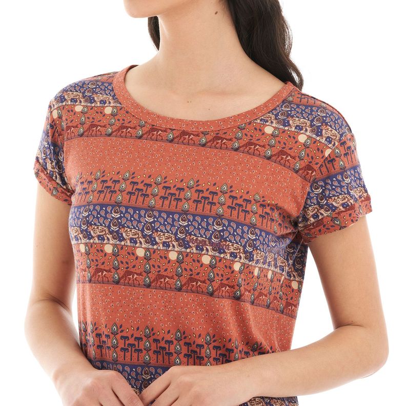 Vestido Mujer Palomita Damasco print Haka Honu-6