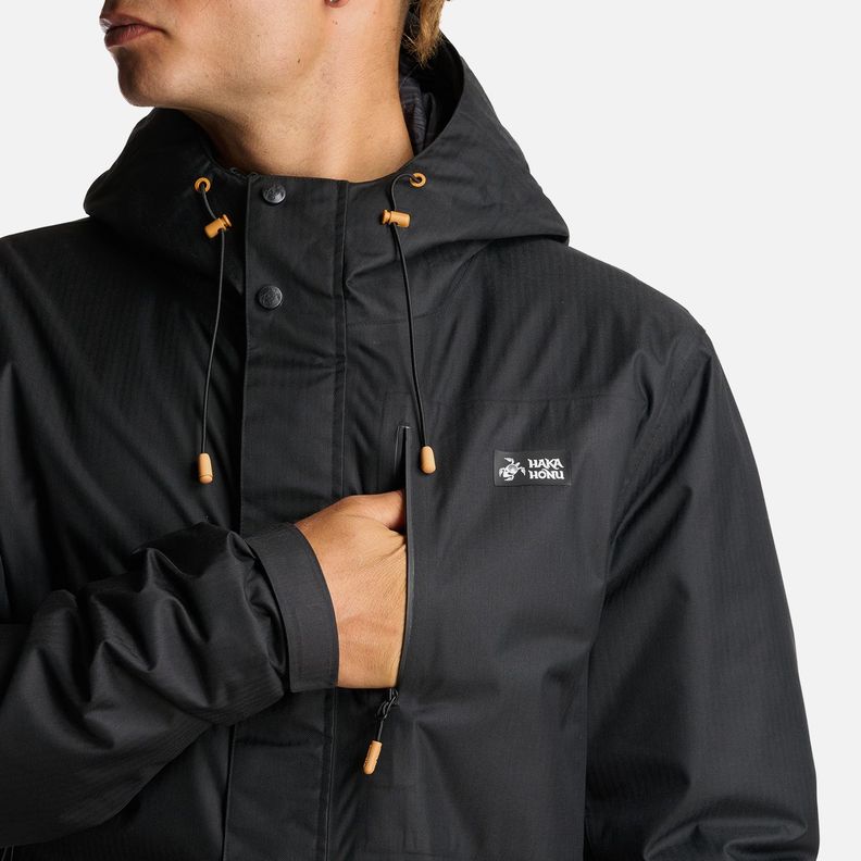 Chaqueta Hombre Perro Guapo Pro Negro Haka Honu-7