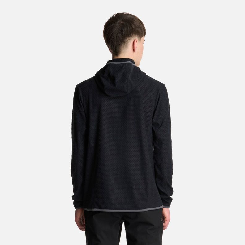 Polerón Teen Boy Mild Nano-F 14 Zip Hoody Negro Lippi V25-2