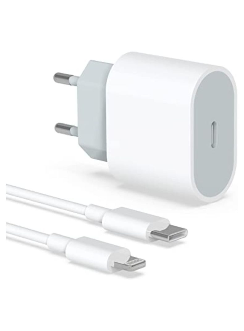 Cargador Carga Rapida 20w iPhone 8 X Xr 11 12 13 14 Pro Max-1