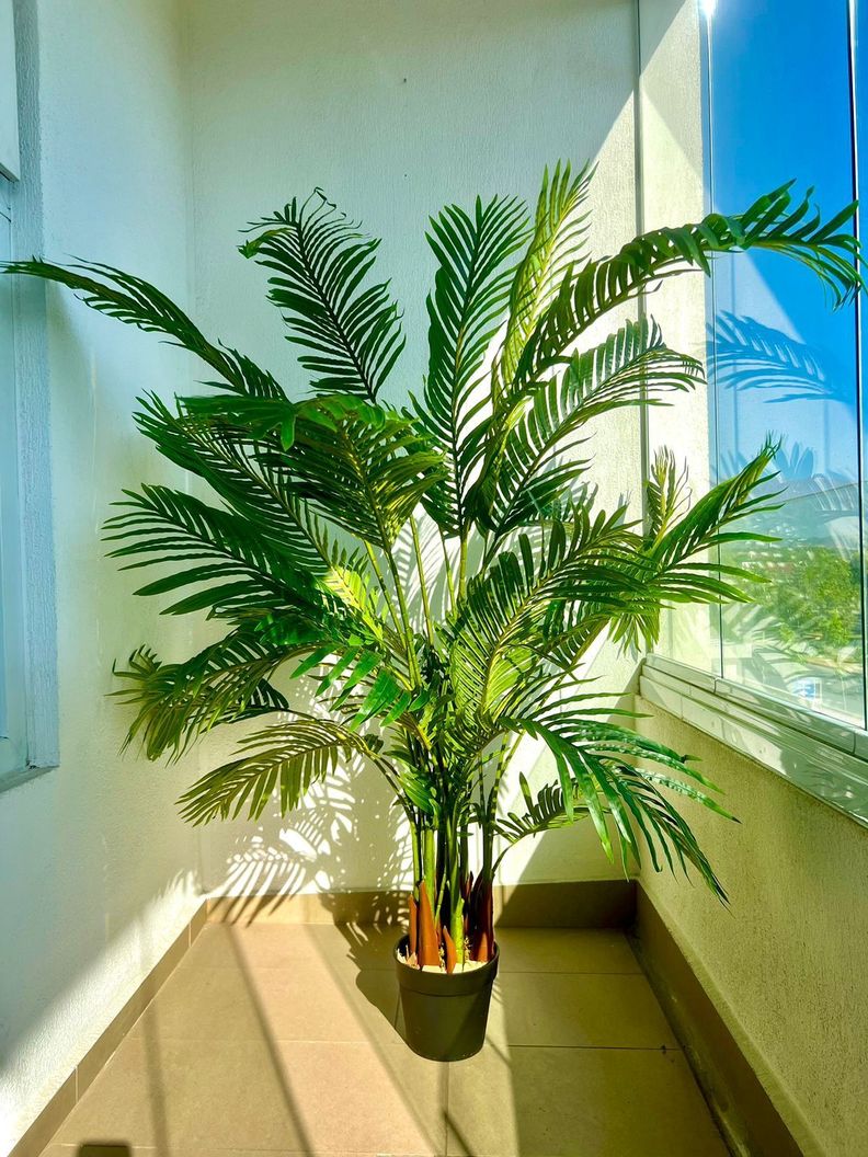 Planta Artificial Palmera Areca Premium 180 Cm/ Arbusto Real-5