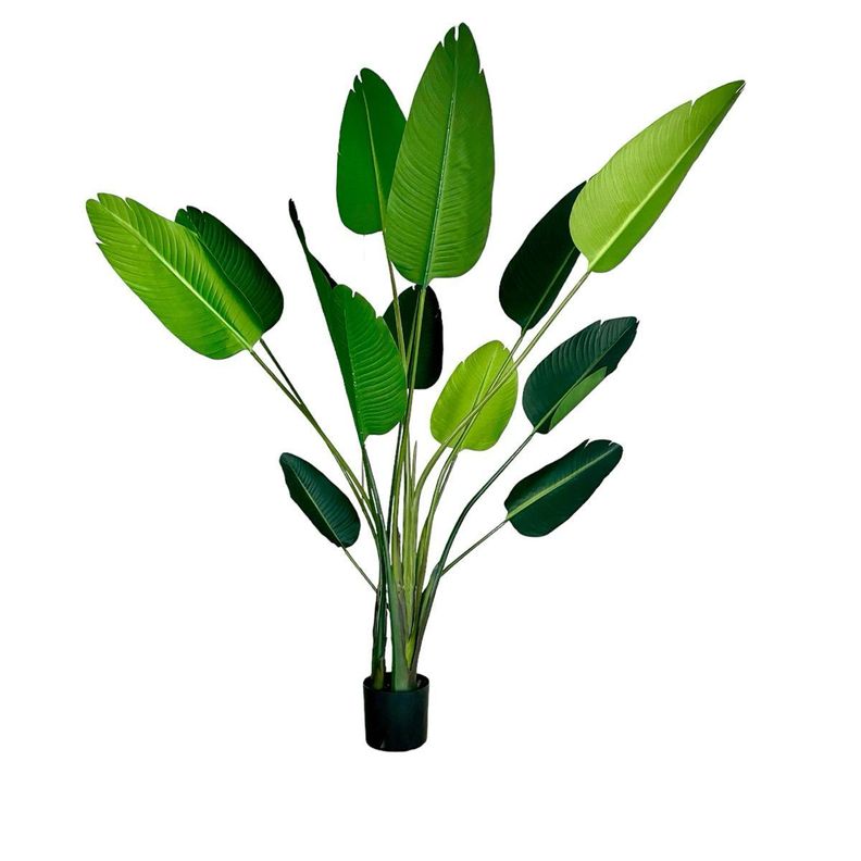 Planta Artificial Ave del Paraiso 180 cm. / 12 Hojas-0