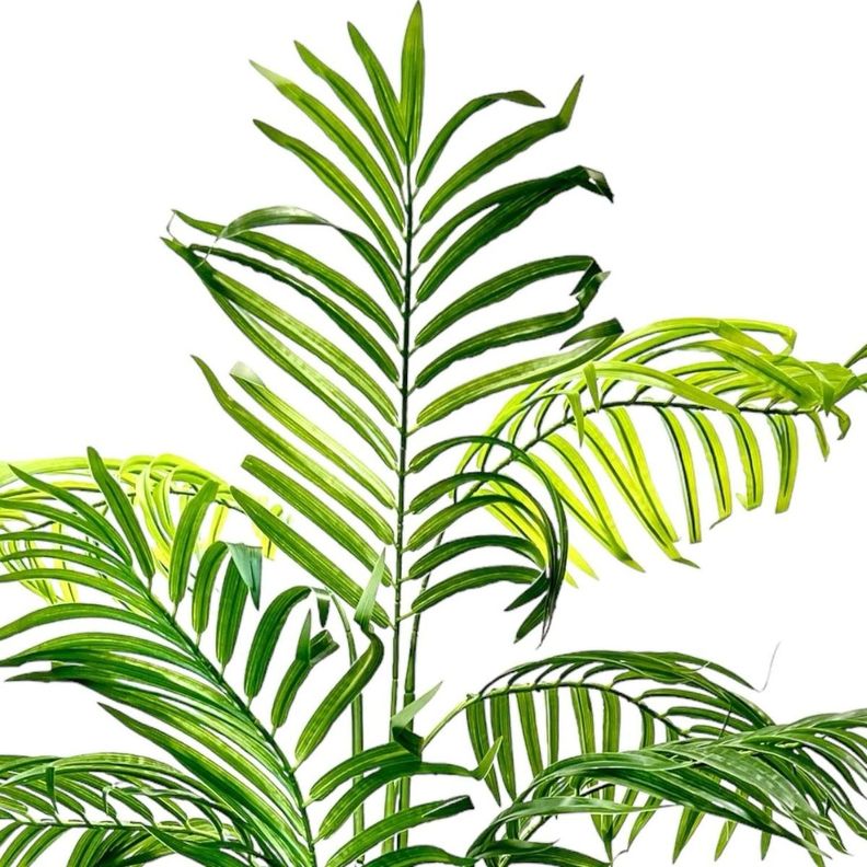 Planta Artificial Palmera 120 Cm Luxury 10 Hjs/ Arbusto Real-2