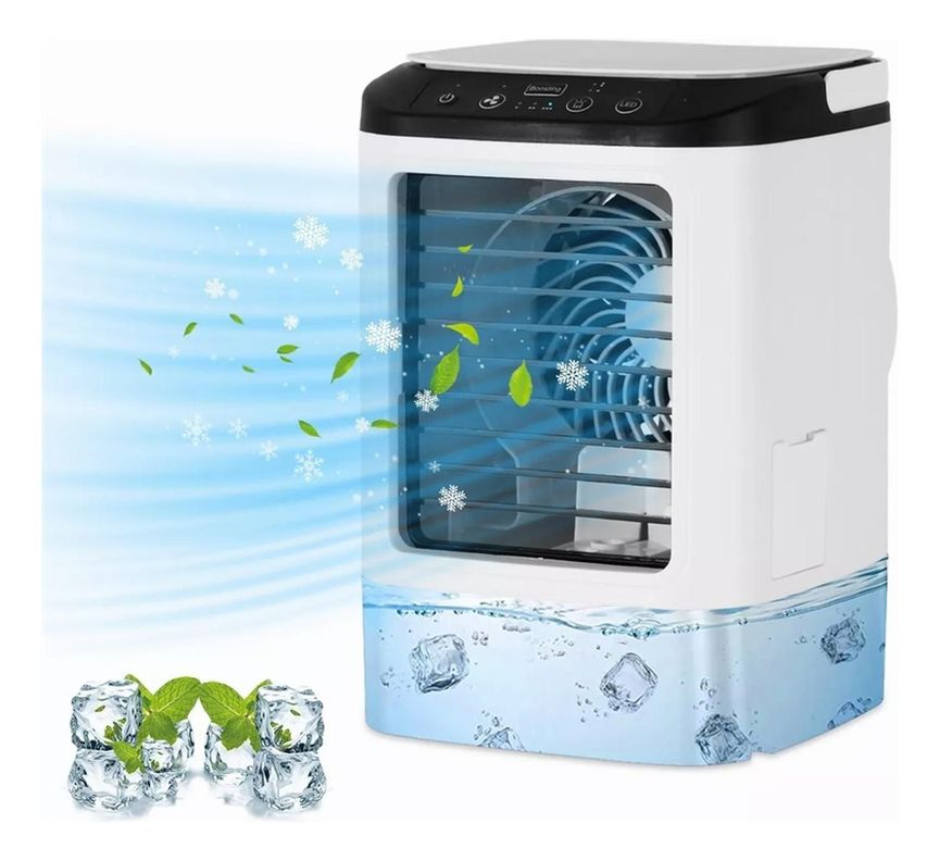 Climatizador Aire Portátil 3 En 1 Usb | Ventilador Y Hielo-0