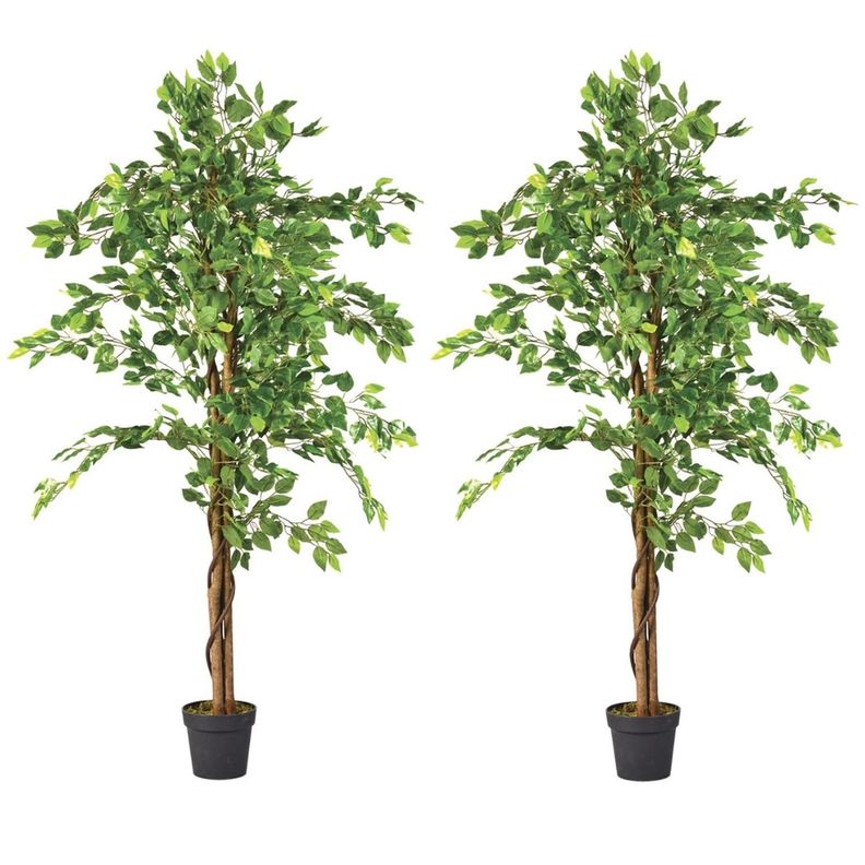 2 X 1 Plantas Artificiales Premium Ficus 160 Cm-0