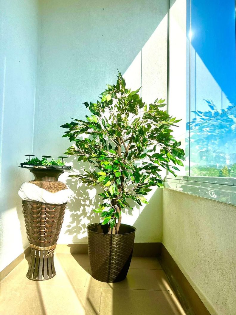 2 X 1 Plantas Artificiales Premium Ficus 120 Cm-3