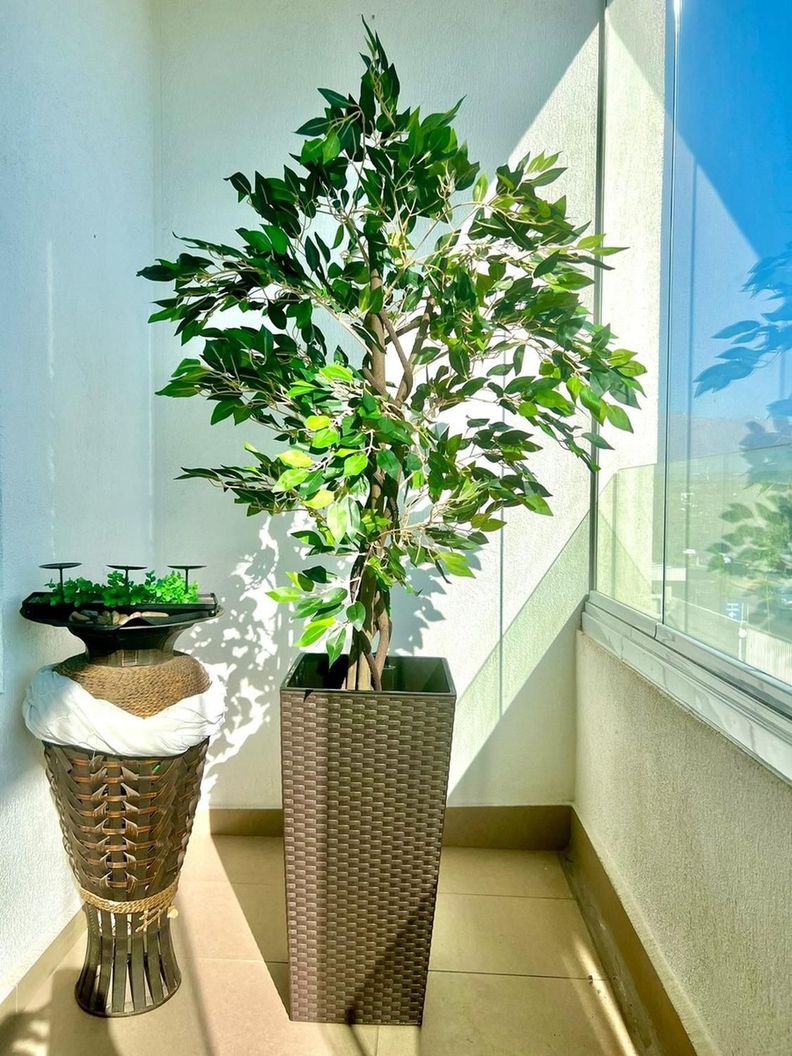 Planta Artificial Ficus Premium 120 Cm. / Arbusto Real-2