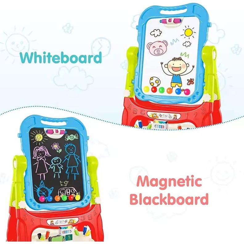 Pizarra Magnética Doble Cara para Niños 110 cm-8
