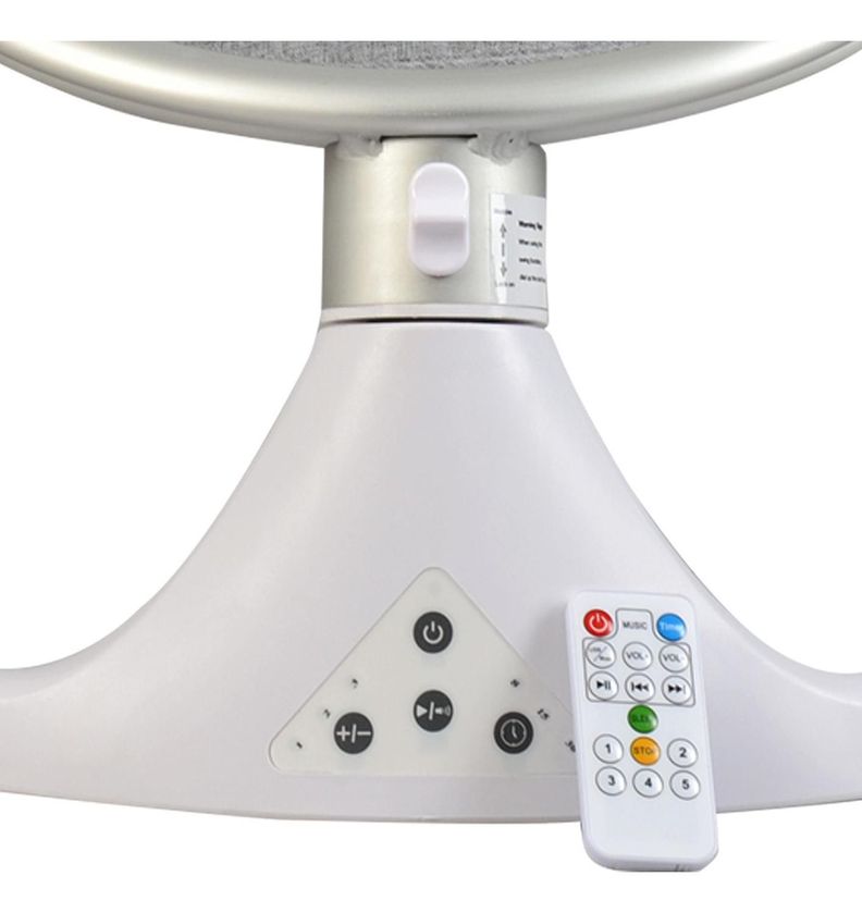 Cuna Bebe Mecedor Eléctrico 3 En 1 Música Silla Mecedora-5