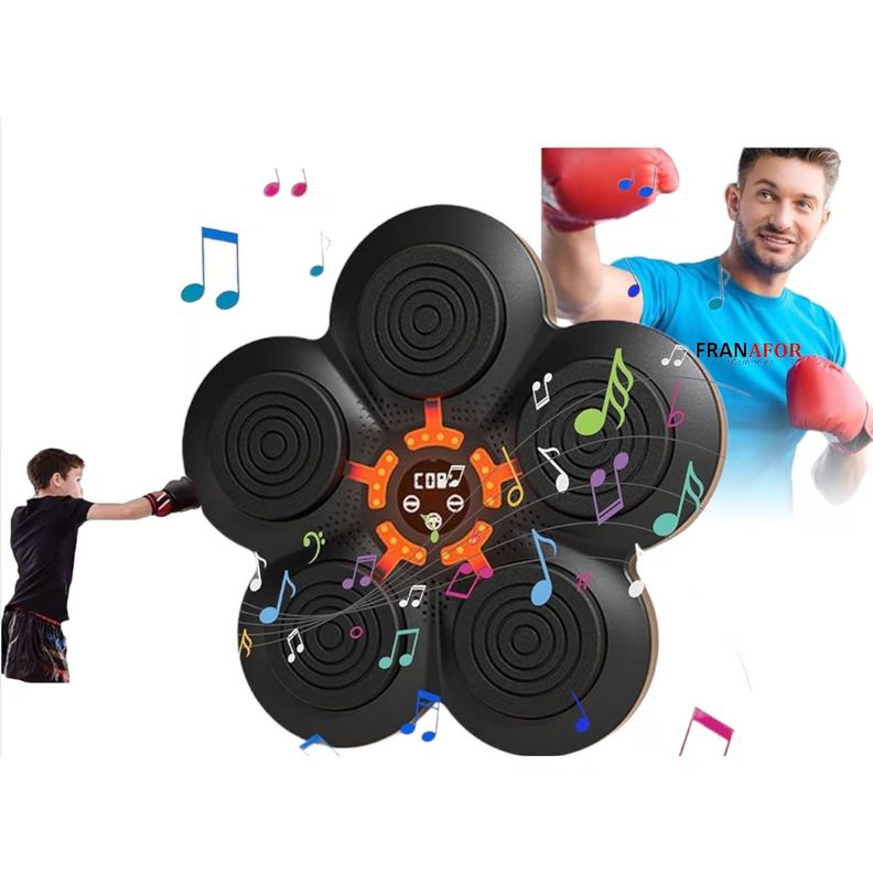 Maquina de Boxeo Musical Smart Boxing Con guantes Box Lite-1