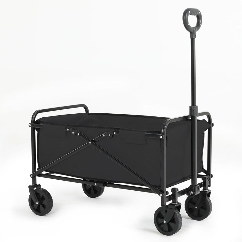 Carro de arrastre Wagon Metalico Negro Negro [ 1 ]