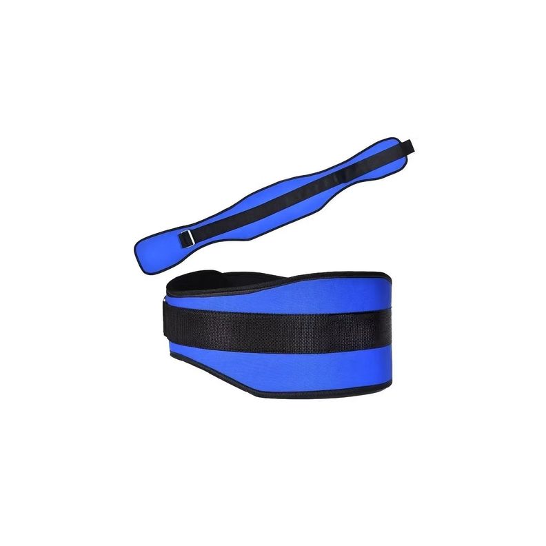 Cinturon Lumbar Pesas Azul S