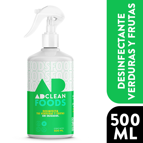 Desinfectante Alimentos Sin Enjuague Adclean 500 Ml-0