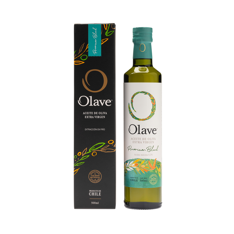 Aceite de Oliva Extra Virgen Olave Premium C. Negro 1x500ml Verde Olivo