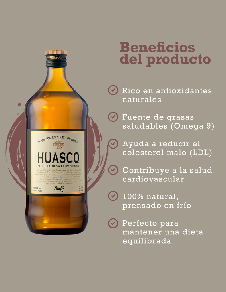 Aceite de Oliva extra virgen Huasco 2 x 2000 ml-5