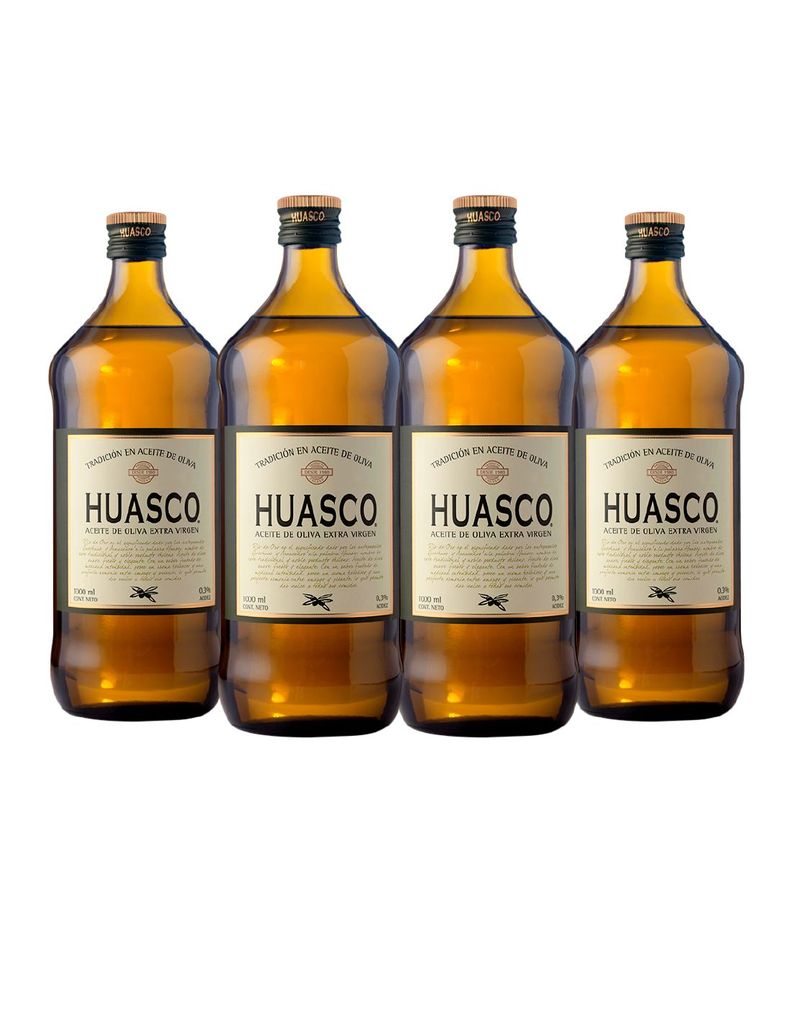 Aceite de Oliva extra virgen Huasco 4 x 1000 ml-0