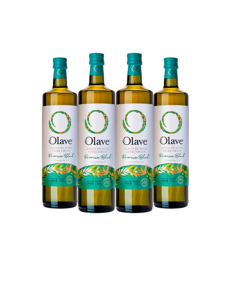 Aceite de Oliva extra virgen Olave Premium 4 x 1000 ml-0