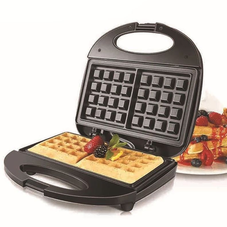 Maquina Para Wafles Waflera Eléctrica Doble Sokany-0