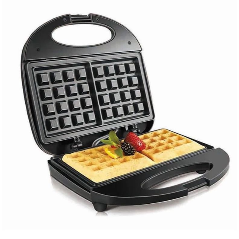 Wafflera Eléctrica Maquina Para Waffles HG-212 750W 220V-0