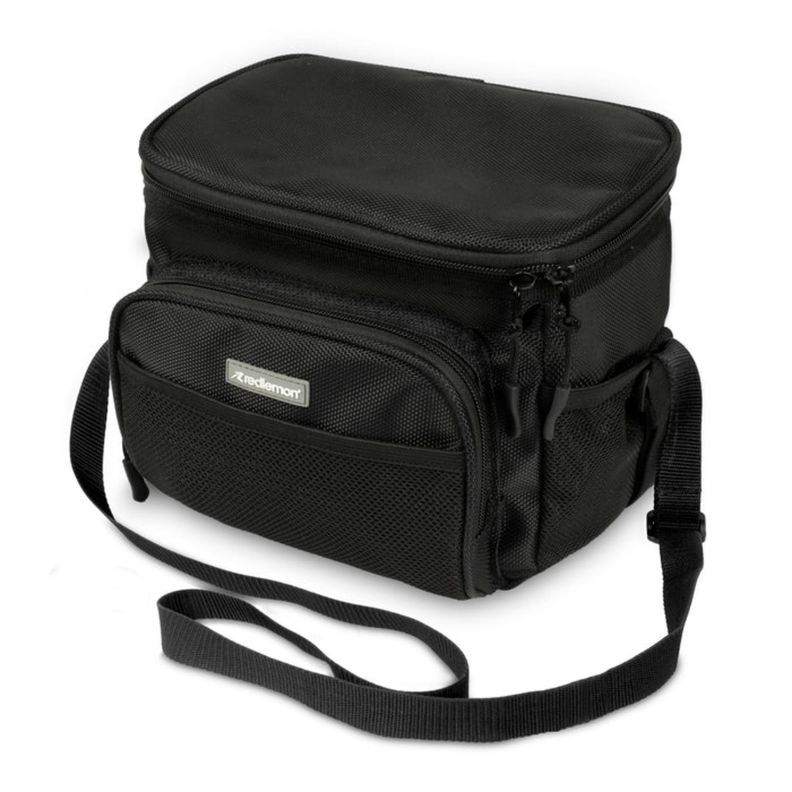 Lonchera Termica Negra Bolso Almuerzo 23.5x20x18.1-7