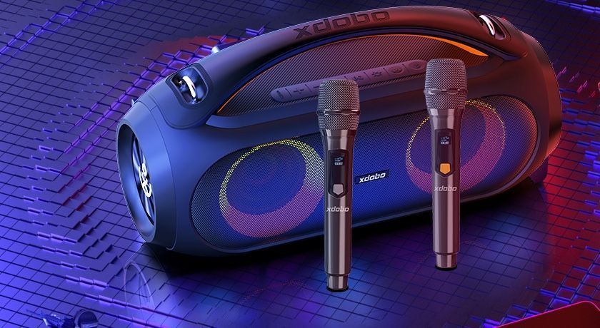 Parlante Karaoke Bluetooth Xdobo Vibe Plus - 80W-5