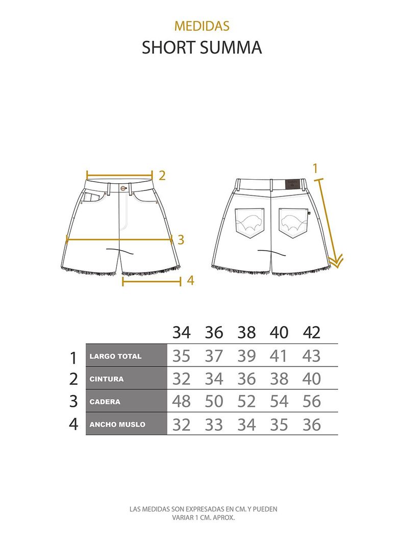 Short Summa Celeste Mujer Buffalo-4