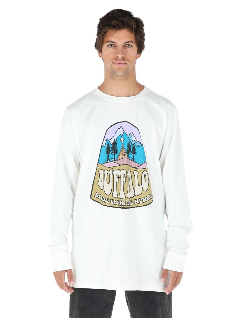 Polera Refugio Blanco Hombre-0