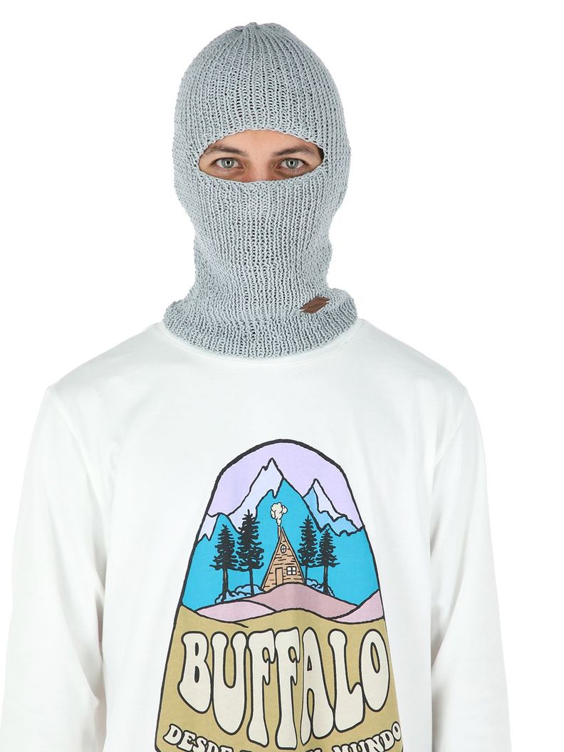 Pasamontaña Tejido Pau Gris Unisex-1