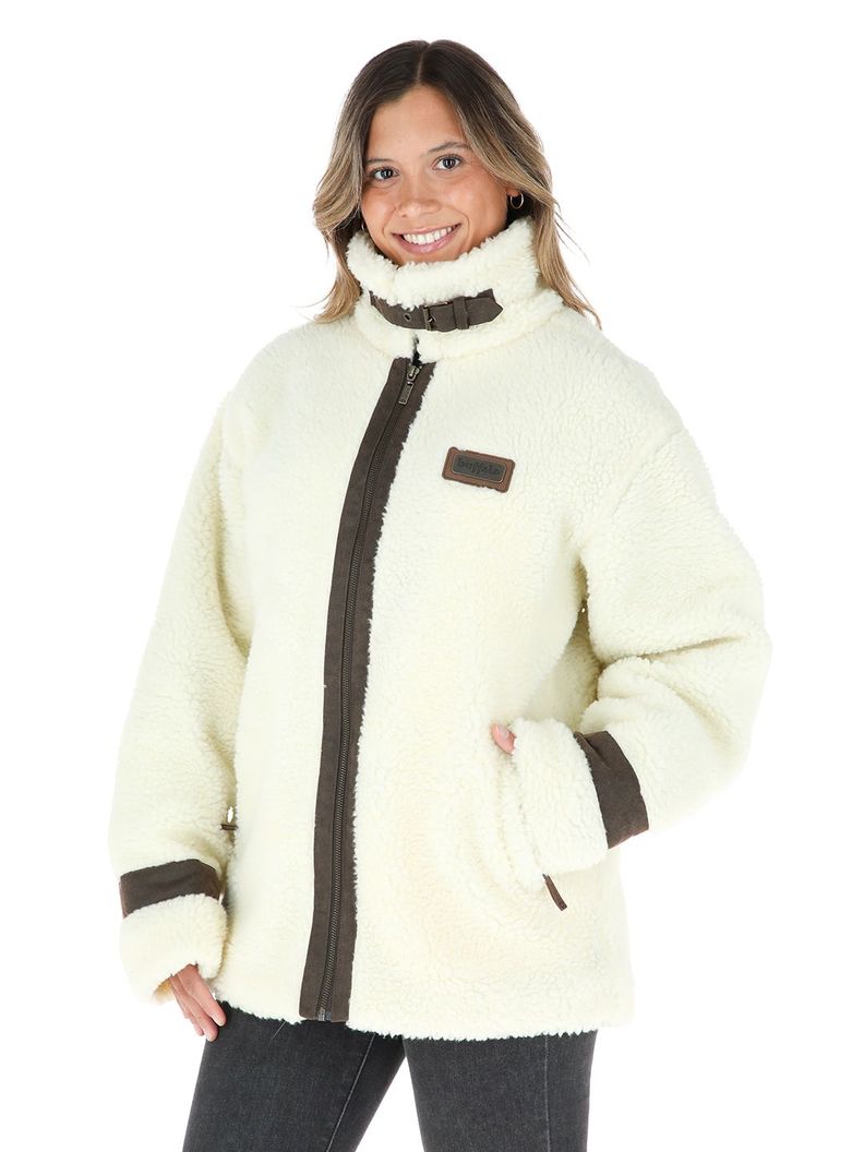 Chaqueta Petra Crudo Mujer-0