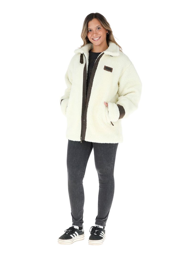 Chaqueta Petra Crudo Mujer-1