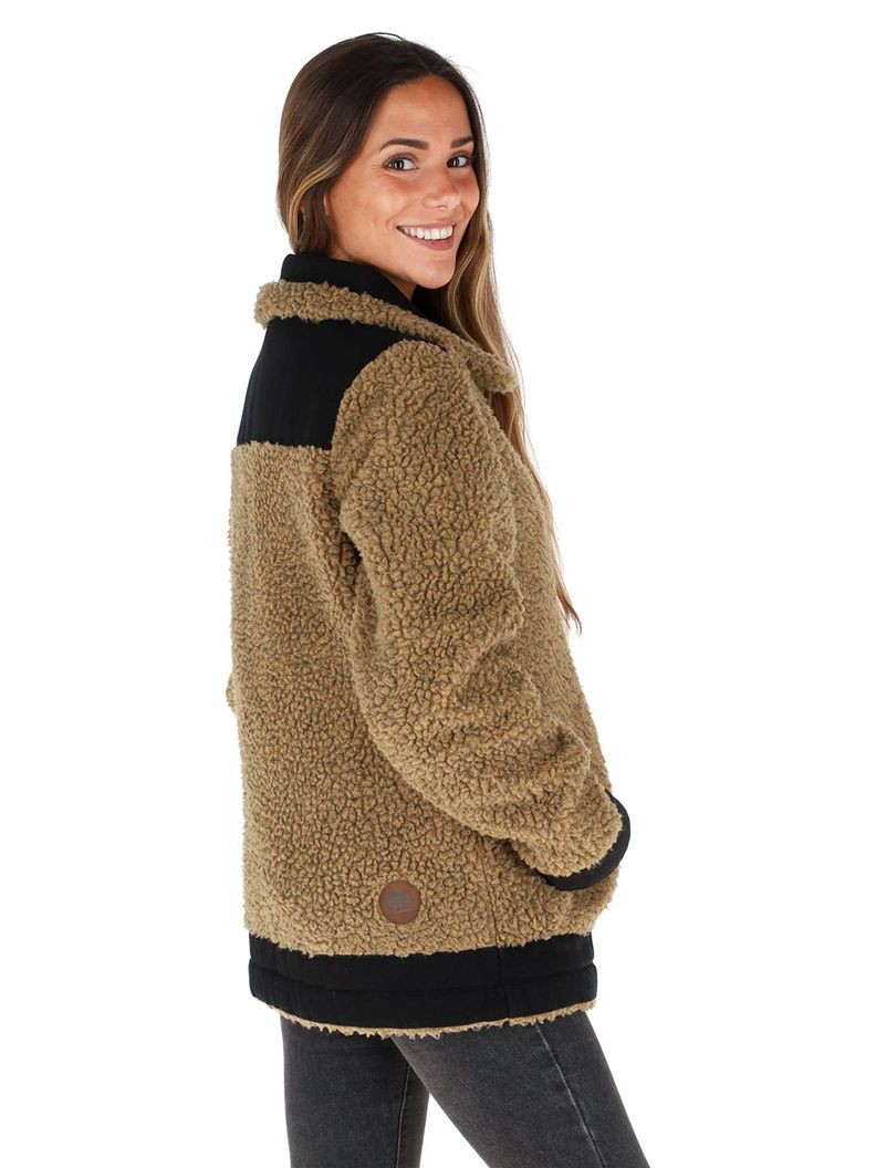 Chaqueta Jeans Reversible Turpis Negro Mujer-6