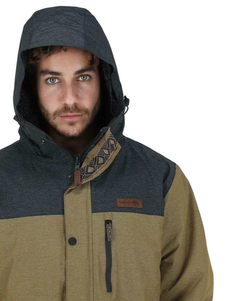 Parka Impermeable Reversible Camaleon Hombre Buffalo-3
