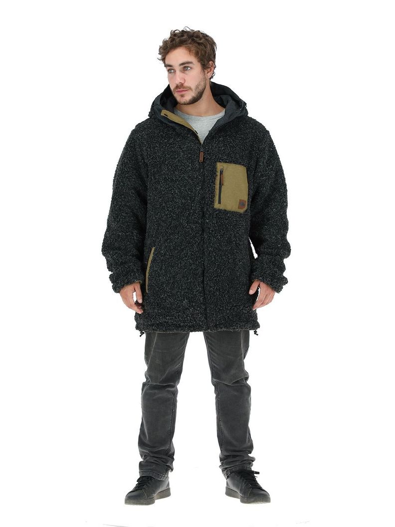 Parka Impermeable Reversible Camaleon Hombre Buffalo-5